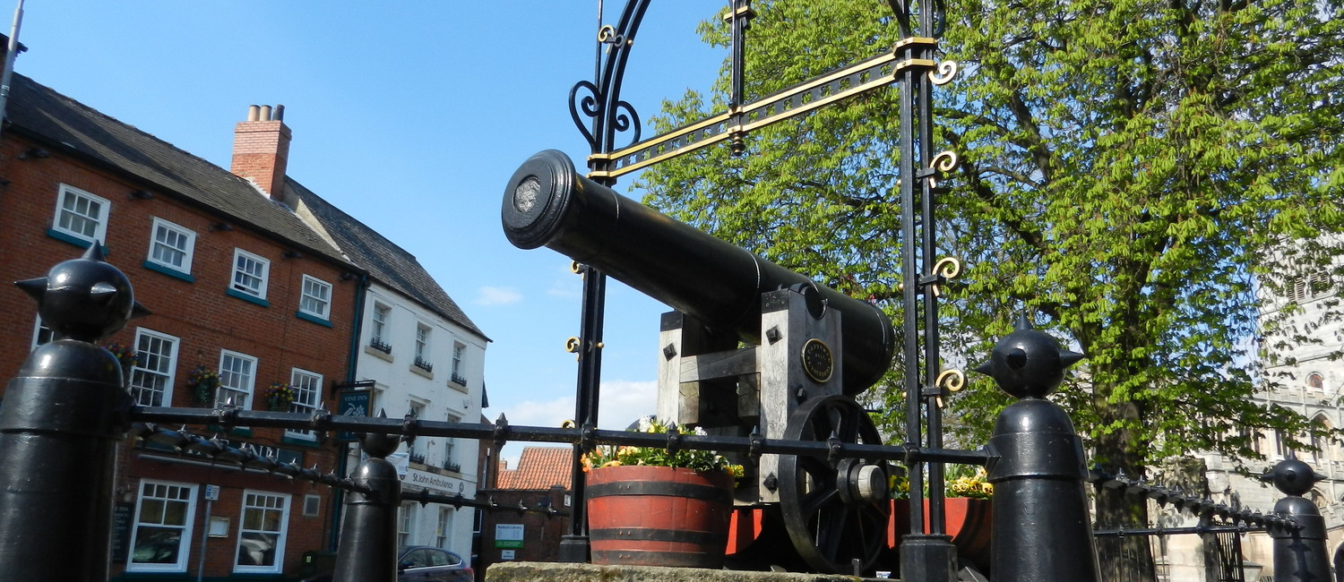 The Sebastopol cannon in Retford cannon square